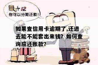 如果查信用卡逾期了，还进去能不能套出来现金？