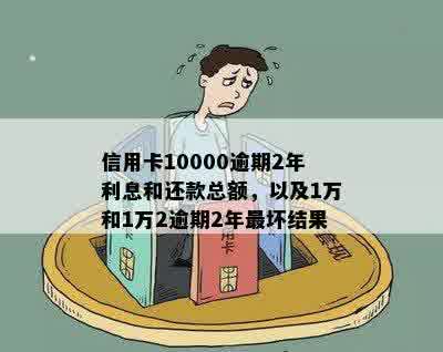 建行信用卡22000逾期一年利息及后果：10000逾期两年的经验分享