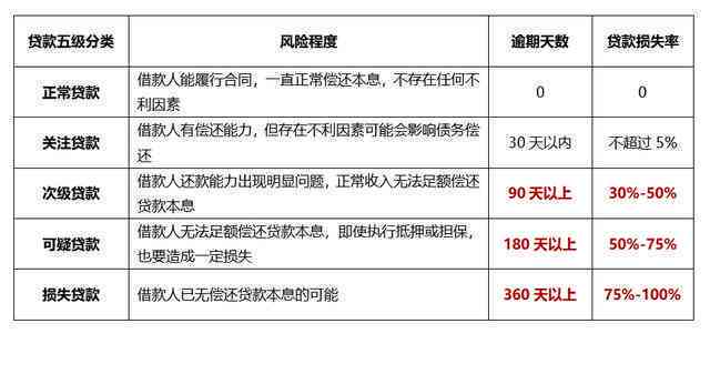 贷款五级分类与信用风险等级：完整解析及实际案例分析