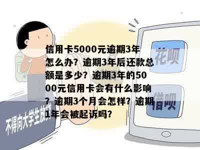 信用卡欠款5000元，逾期三年未还款的解决策略