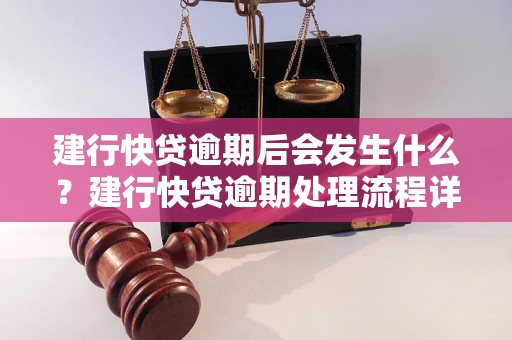 建行快贷逾期案件处理完结，下一步应如何操作？