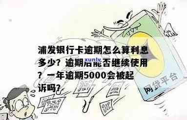 浦发银行逾期还款超过一年，5000元的债务是否会引发法律诉讼？