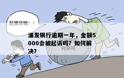 浦发银行逾期还款超过一年，5000元的债务是否会引发法律诉讼？