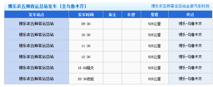 轮台县到库尔勒的景点路线与班车时刻表