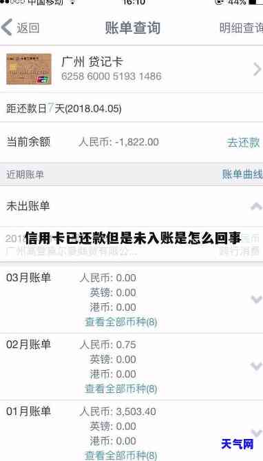 信用卡还款后未入账？如何解决这一问题并确保款项到账？