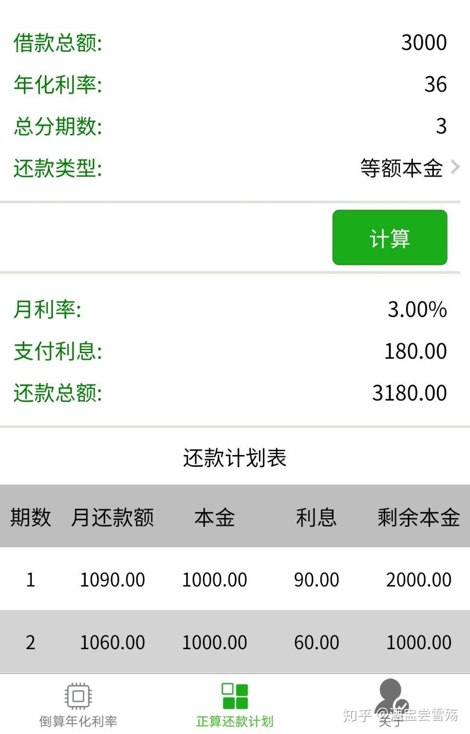 3000分36期每月还多少