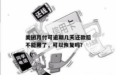 美团月付逾期一天后还款了，为什么仍无法使用？解决方法及可能原因全解析