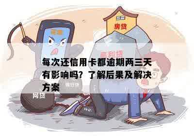 信用卡逾期两三天多次还款的后果及解决办法：了解详细影响与应对策略