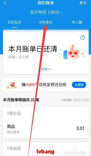 如何使用借呗提前还款，以及在当月账单结算后进行操作的详细步骤