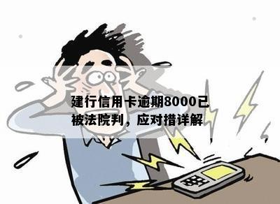 中国建设银行信用卡8000元逾期还款后果及可能的法律诉讼问题