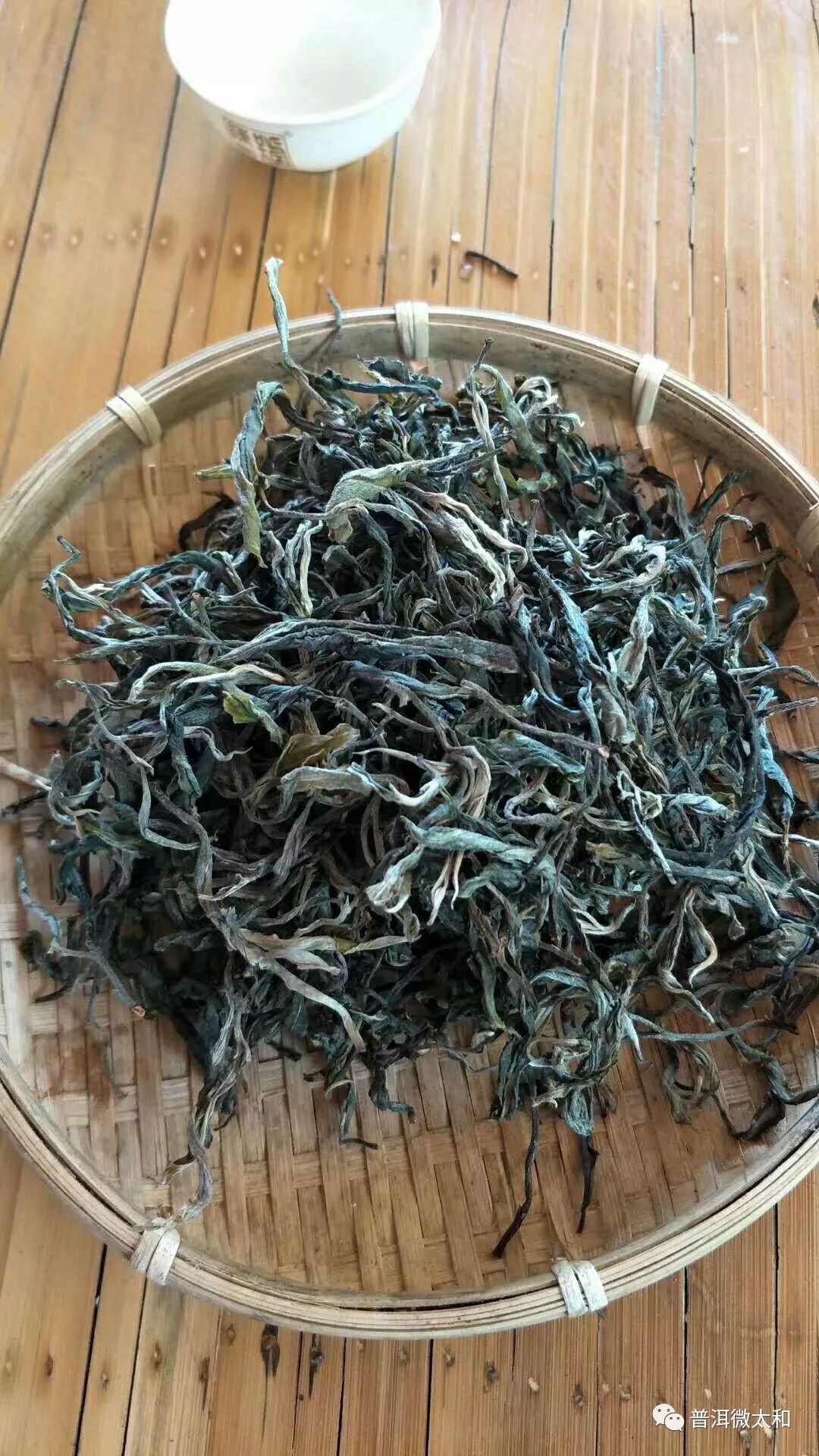 普洱茶里面绿色的东西是什么？