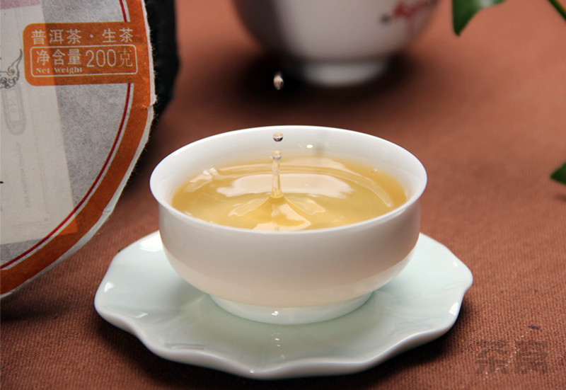 生茶普洱茶200克饼茶