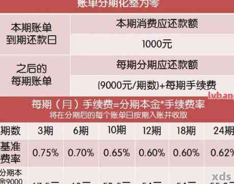 借8000分24期分期还款详情及手续费计算：每月应还数额与12期分期偿还对比