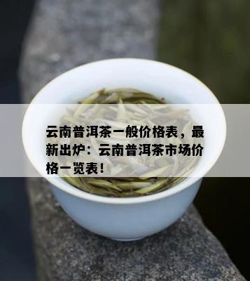 昆明劝普洱茶价格多少一斤：了解最全面的价格信息