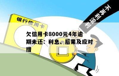 信用卡欠款八千元，逾期半年不还款的后果与处理方式解析