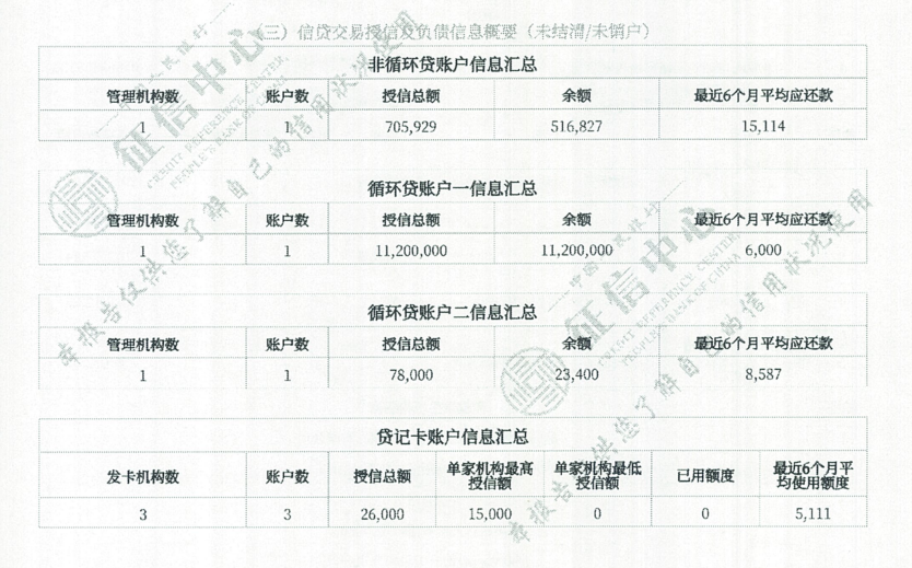 逾期有分笔数吗