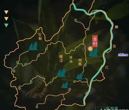 勐库产区普洱茶的产地：勐库、古林、勐海、勐腊。