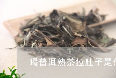 喝完熟普洱茶后出现腹泻的原因及解决方法