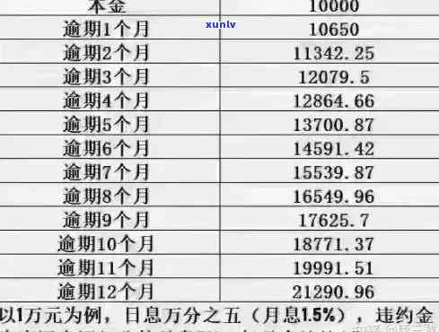 逾期一天还款的罚息计算：具体金额与影响因素分析