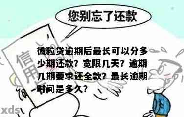 微粒贷到了还款日有没有宽限期？逾期后果与还款日期计算方式详解