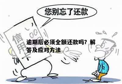 逾期后还款：全额还款是必须的吗？还有哪些选择和可能的影响？