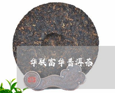 富华公司普洱茶怎么样啊