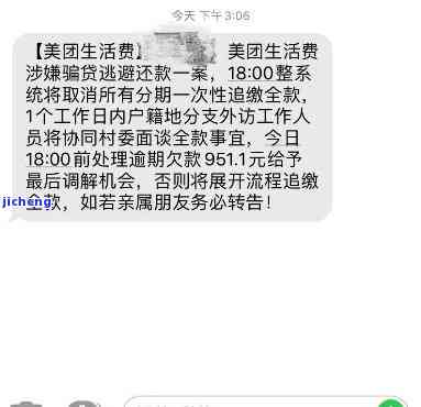 美团生活费逾期8个月，是否会面临2万多元的起诉风险？