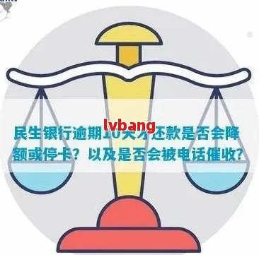 民生银行信用卡逾期10天还款：是否会导致额度降低或卡片停用？