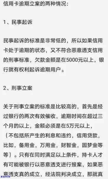 2021年信用卡逾期立案新标准：影响、流程、对策与建议