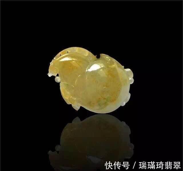 翡翠烧黄和天然黄