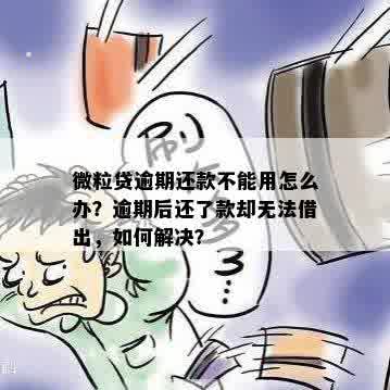 微立贷逾期不能借款怎么办？逾期后无法借款的解决方法