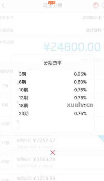 信用卡2万元分期付款全解析：每月还款额、总利息与提前还款费用一览无余