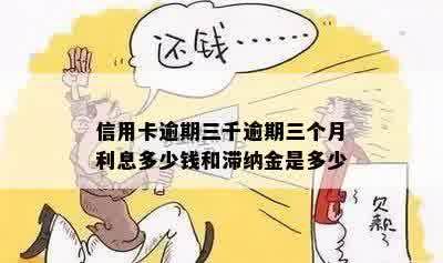 逾期付款三千元，一年内会产生多少滞纳金？