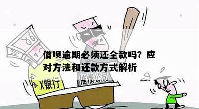 '借呗逾期一期会全款吗怎么办：逾期后的处理方式与影响'