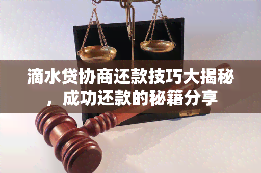 滴水贷协商还款成功攻略：详细步骤、常见疑问解答及可能影响因素分析