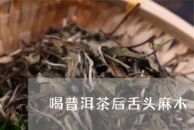 普洱茶舌头麻可能是中吗？如何处理及预防措解析