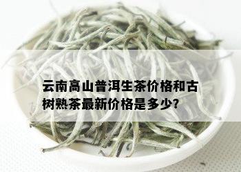 云南古树普洱茶生茶价格及购买指南：了解市场行情，挑选优质茶叶