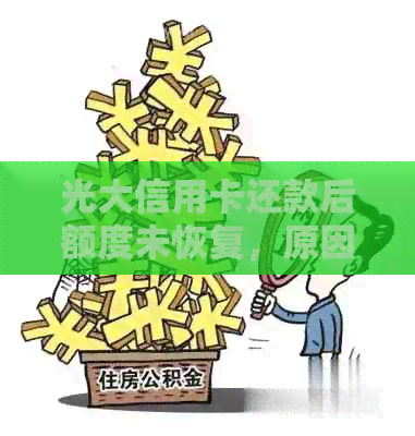 光大还款后可用额度未变，原因何在？如何解决？