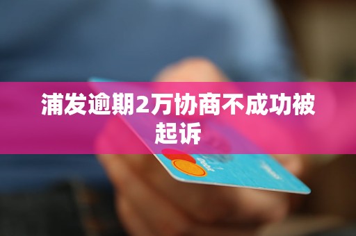 新 浦发逾期3个月，尝试协商分期还款，如不成功则采取何种策略？