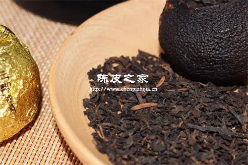 一回生二回熟普洱茶陈皮