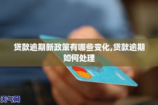 最近出台了针对贷款逾期的减免政策吗？