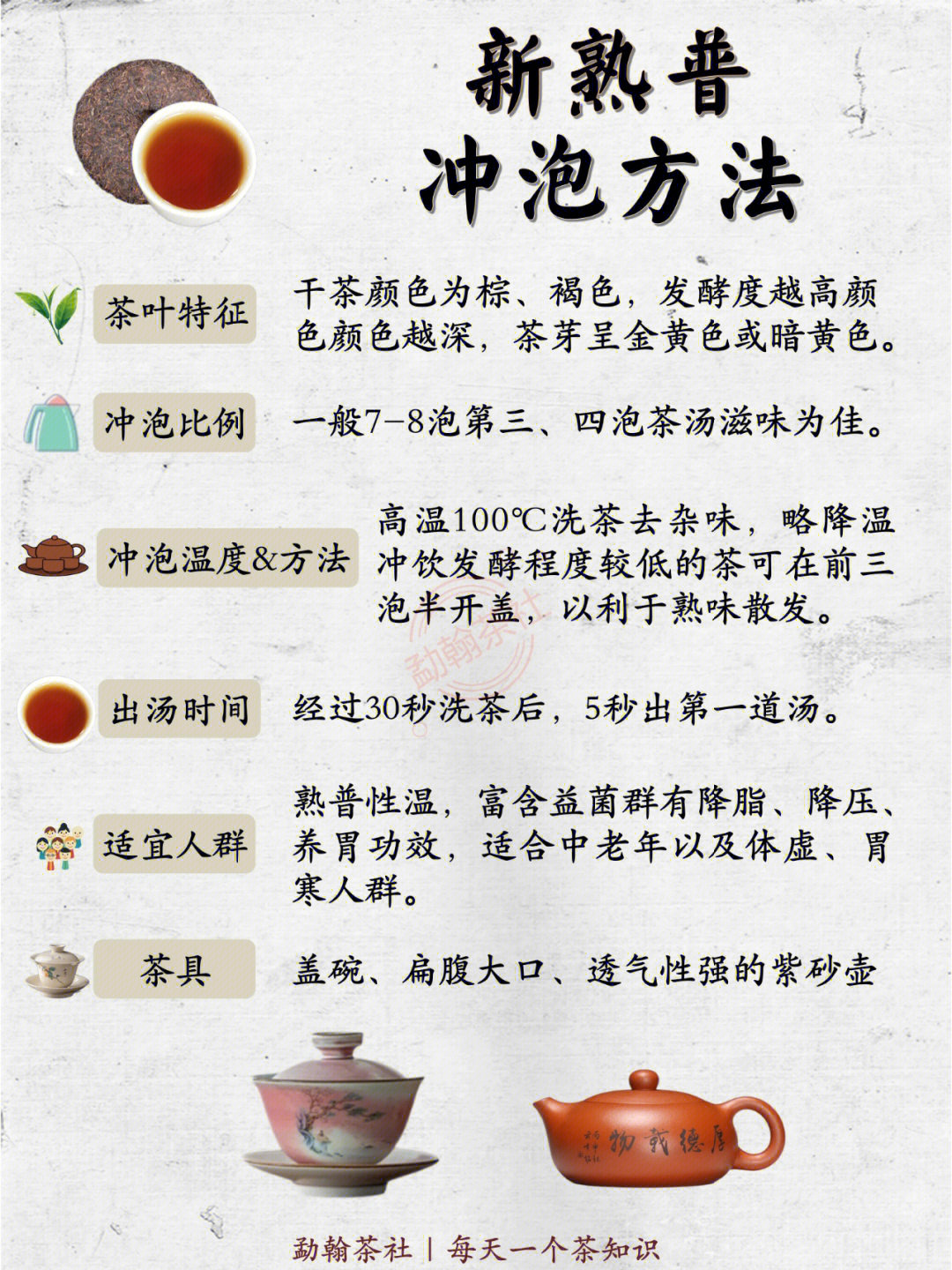 普洱茶应该怎么冲泡