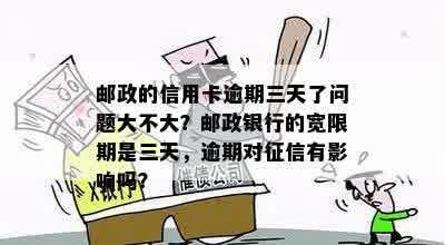 邮政信用卡还款逾期时间及宽限期详解：第3天还款是否会被视为逾期？