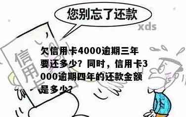 信用卡3000额度逾期一年还款总额计算方法及其影响分析