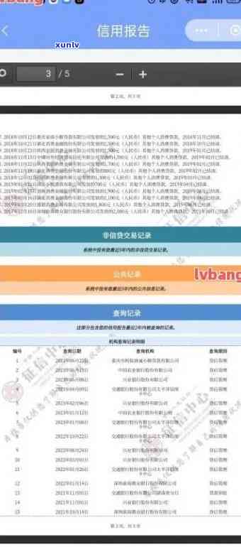 信用卡逾期记录明细