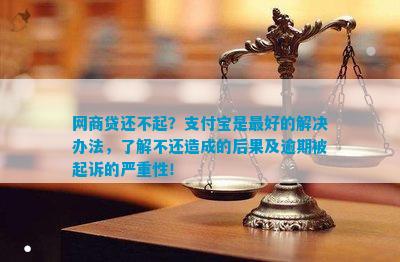 网商贷还不起怎么办，的解决办法是支付宝