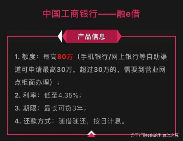 工行融e借：24小时快速贷款，随时借款随时还款