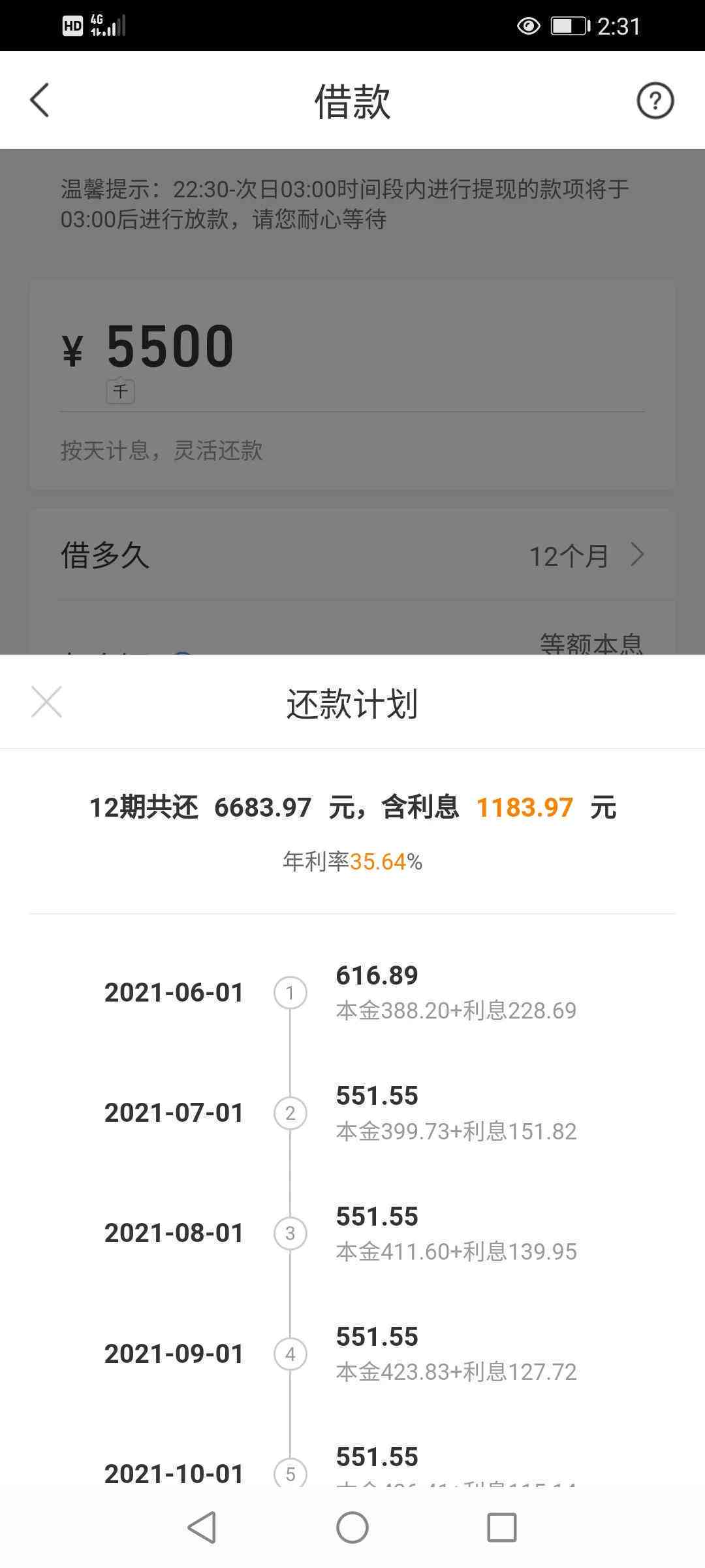 逾期钱想贷点款出来这算偏大吗