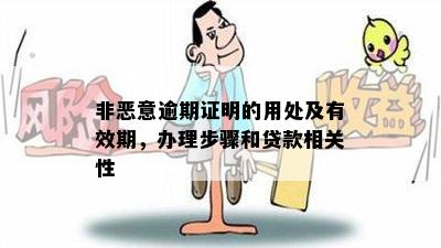 如何办理非恶意逾期证明以便顺利申请贷款？