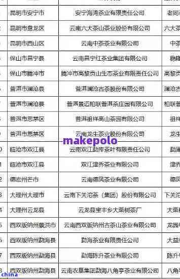 全面解析：普洱茶大厂家排行榜前十名，一网打尽各大知名厂商与特色产品！